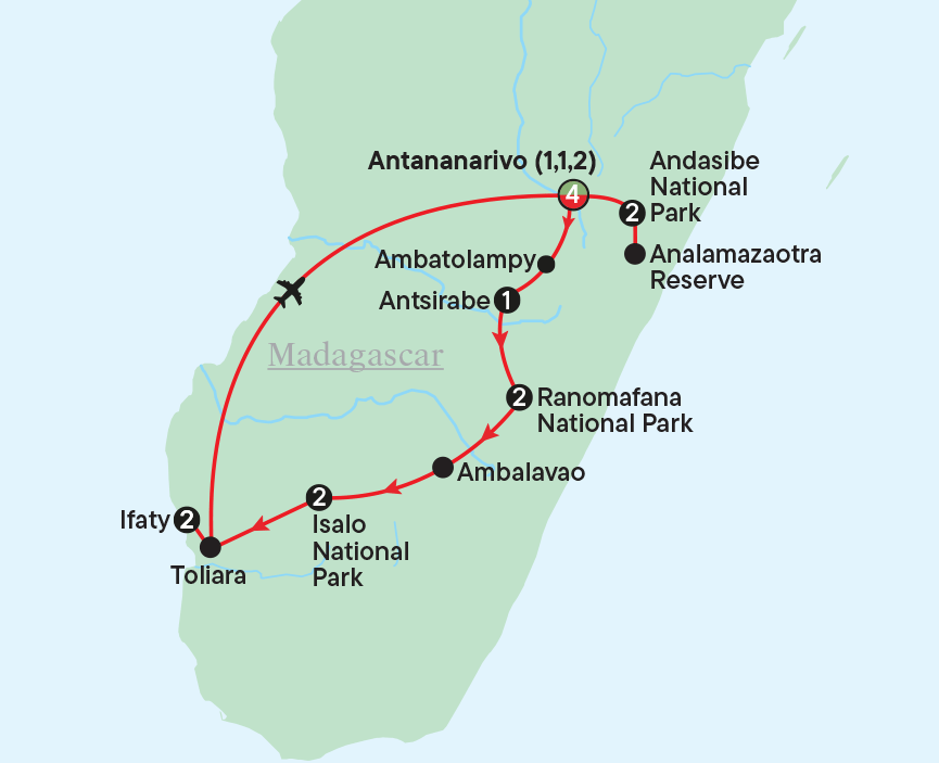 Map - Discover Madagascar 2027